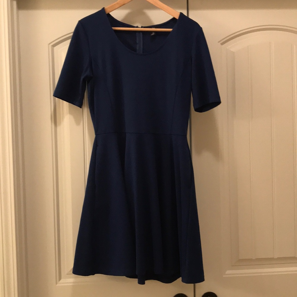 Cobalt blue Gap a-Line dress size medium